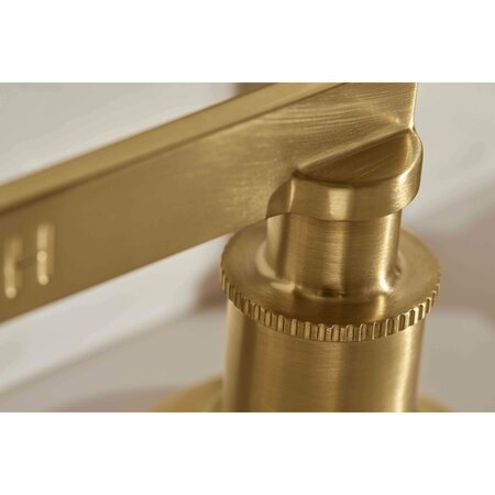 Kohler Widespread Bathroom Sink Faucet 1.2 GPM in Vibrant Brushed Moderne Brass 35908-4-2MB
